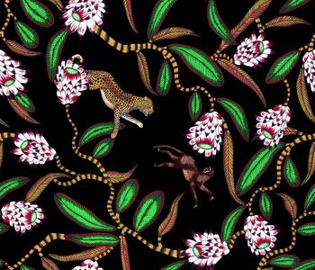 男装满版花印花华亿平台图片