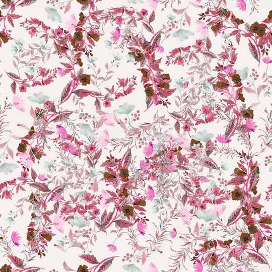 彩底花卉印花华亿平台图片