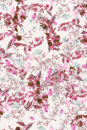 彩底花卉印花华亿平台图片