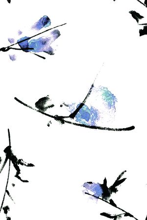 绿植树叶印花华亿平台图片