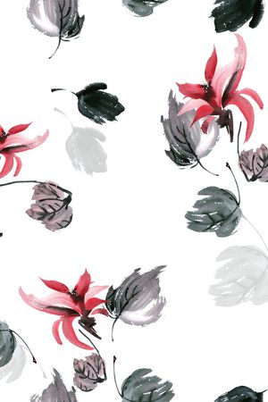 绿植树叶印花华亿平台图片