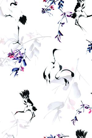 绿植树叶印花华亿平台图片