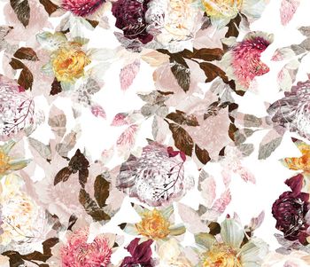 水彩印花华亿平台图片