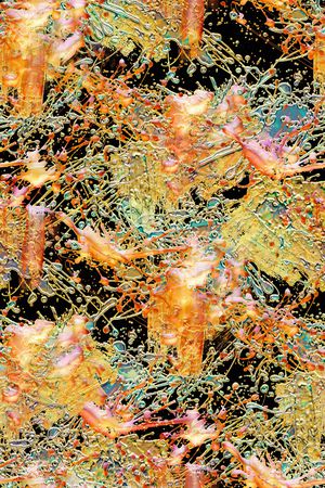 抽象男装印花华亿平台图片