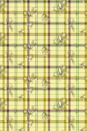 格子印花华亿平台图片