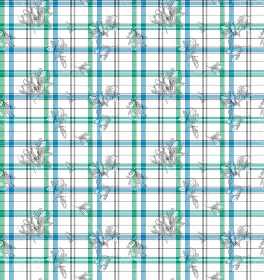 格子印花华亿平台图片