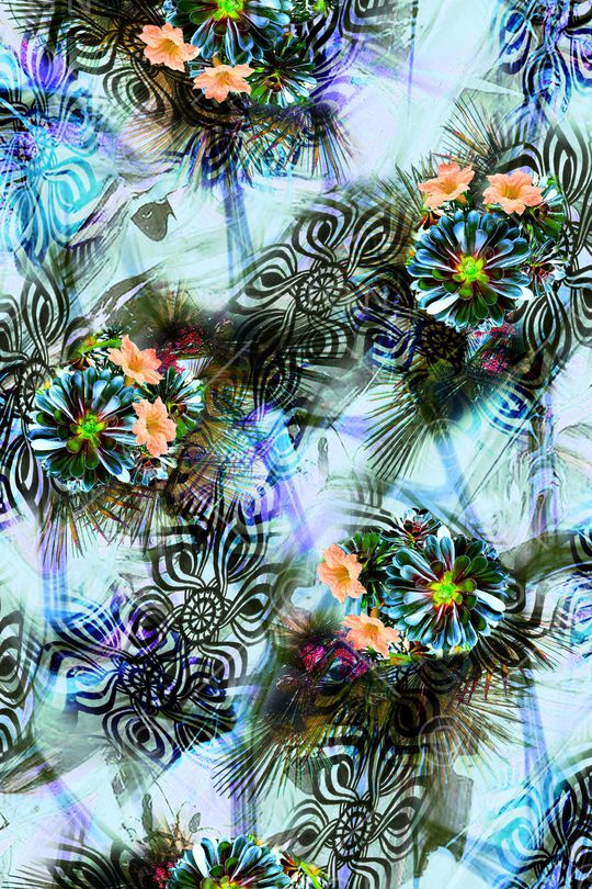 泼墨印花华亿平台图片