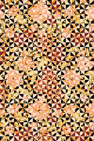 格子印花华亿平台图片