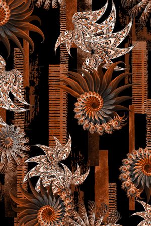 几何印花华亿平台图片