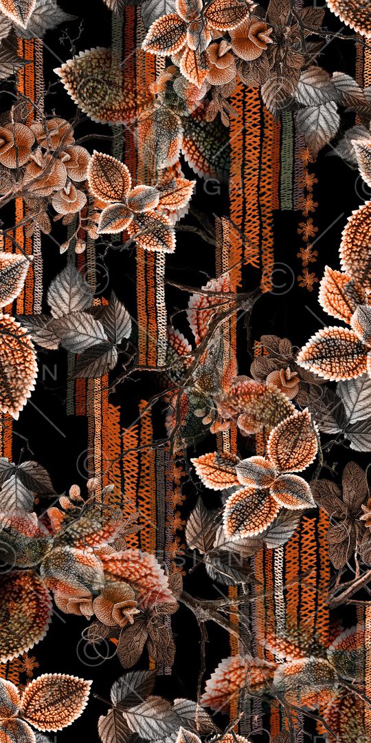 绿植树叶印花华亿平台图片