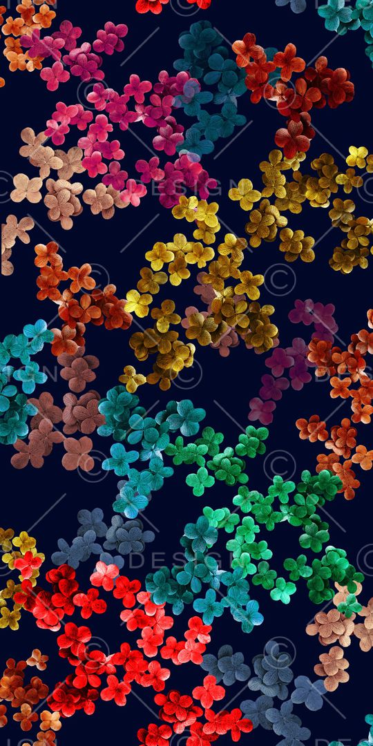 绿植树叶印花华亿平台图片