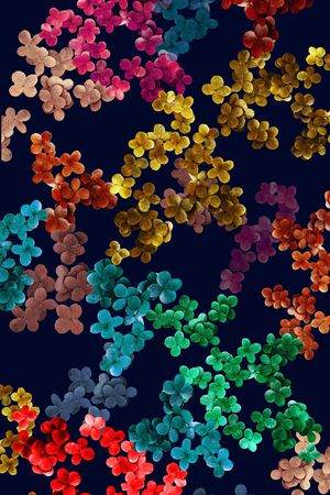 绿植树叶印花华亿平台图片