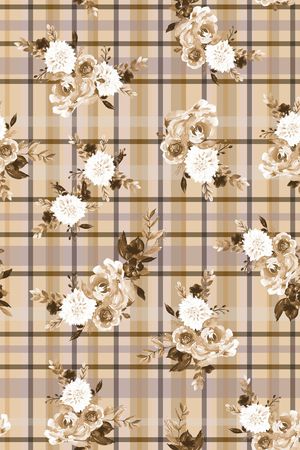 格子印花华亿平台图片