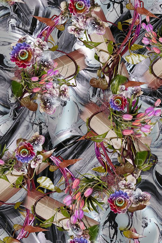 泼墨印花华亿平台图片