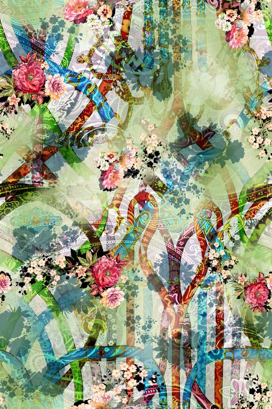 泼墨印花华亿平台图片