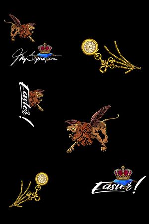 字母印花华亿平台图片