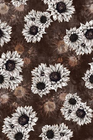 向日葵印花华亿平台图片