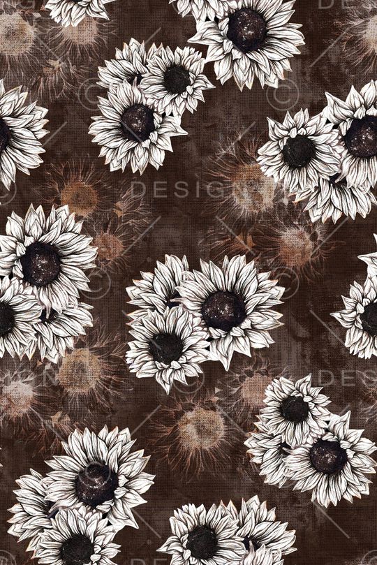 向日葵印花华亿平台图片