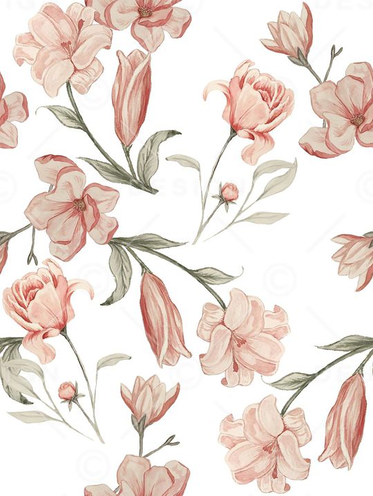 白底花印花华亿平台图片