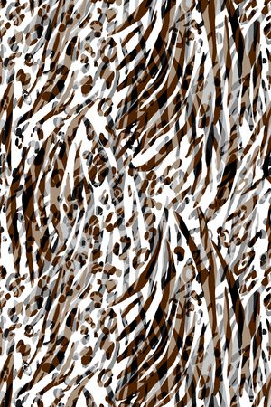 动物纹印花华亿平台图片