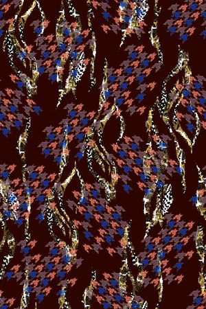 几何印花华亿平台图片