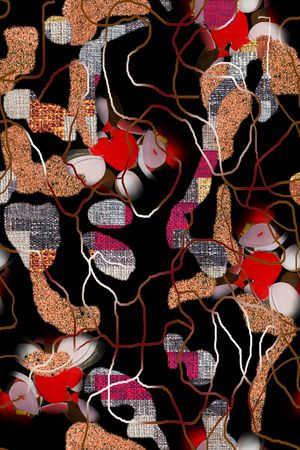 几何印花华亿平台图片