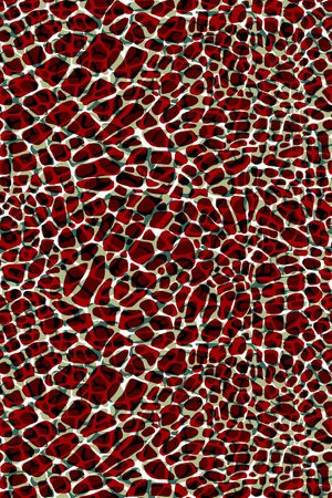 动物纹印花华亿平台图片