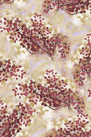 几何花卉印花华亿平台图片