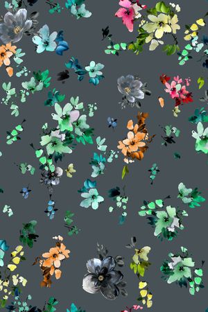 复古印花华亿平台图片