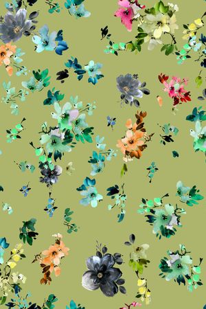 复古印花华亿平台图片