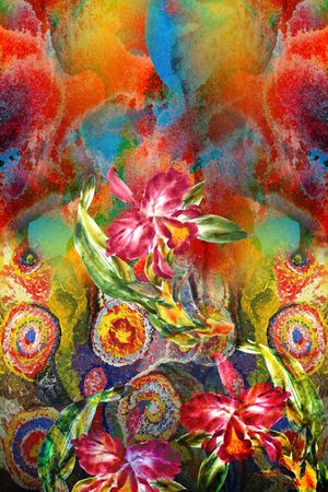 定位花印花华亿平台图片