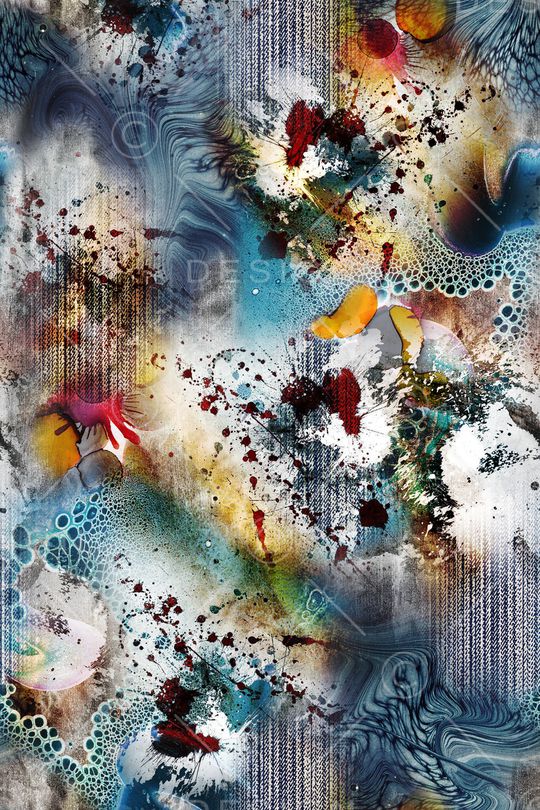 民族花卉印花华亿平台图片