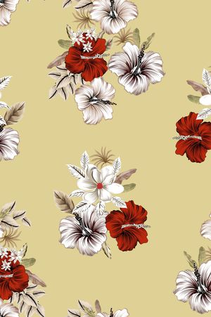 春夏华亿平台印花华亿平台图片