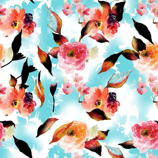 春夏华亿平台印花华亿平台图片