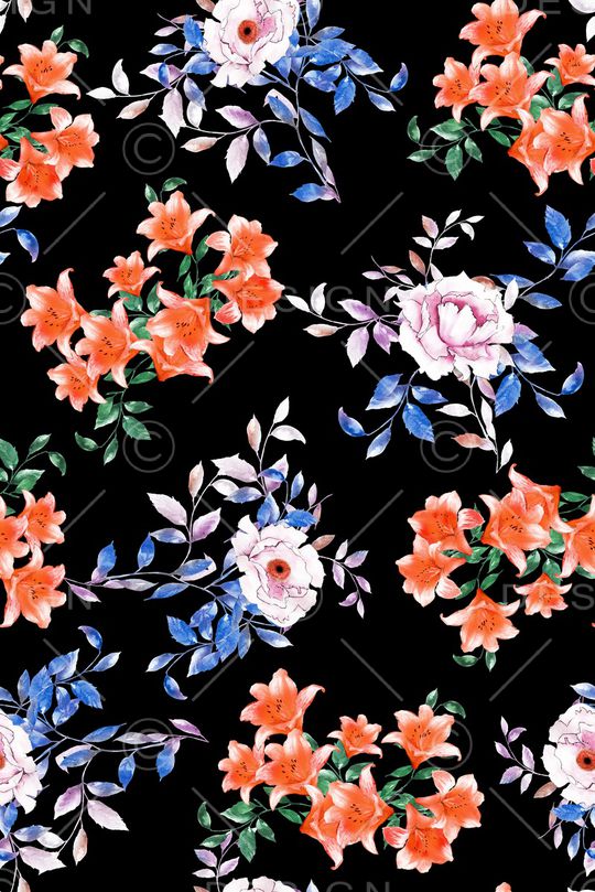 春夏华亿平台印花华亿平台图片