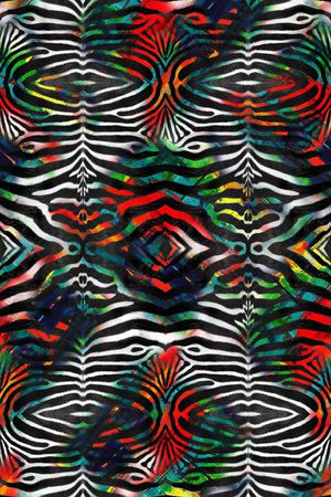 动物纹印花华亿平台图片