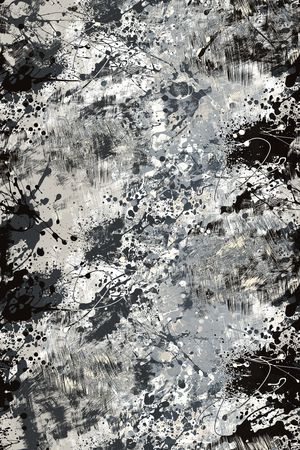 抽象男装印花华亿平台图片