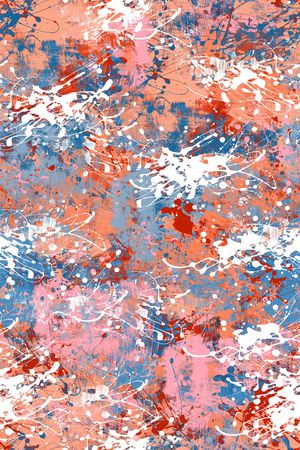 抽象男装印花华亿平台图片