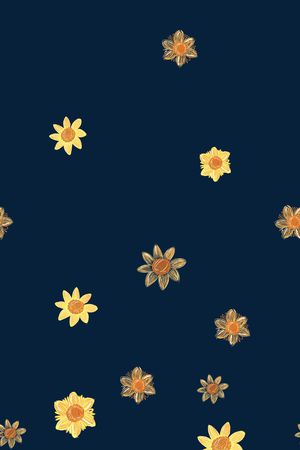 小雏菊印花华亿平台图片