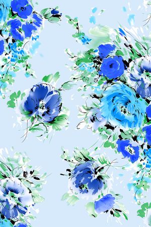 苎麻连衣裙印花华亿平台图片