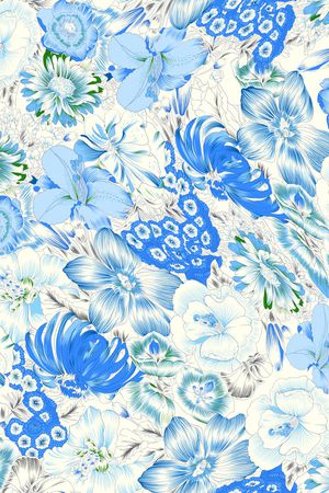 苎麻连衣裙印花华亿平台图片