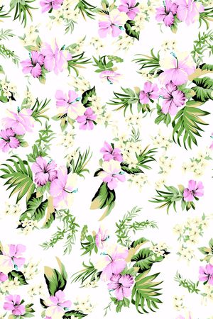 苎麻连衣裙印花华亿平台图片