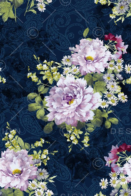 佩斯利印花华亿平台图片