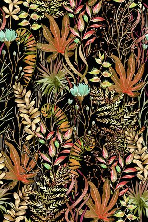 绿植树叶印花华亿平台图片