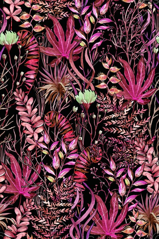 绿植树叶印花华亿平台图片