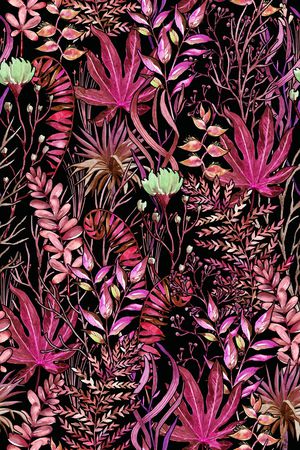 绿植树叶印花华亿平台图片