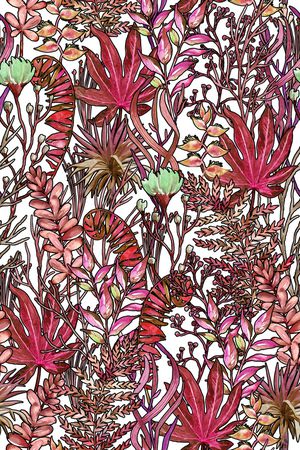 绿植树叶印花华亿平台图片