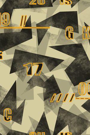 几何印花华亿平台图片