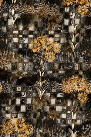 菊花印花华亿平台图片