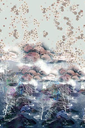 定位花印花华亿平台图片